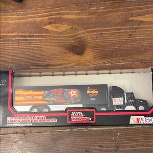 Die-Cast Car Transporter - Black and Red